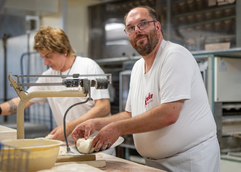 Mitarbeiter haben Spaß bei der Arbeit